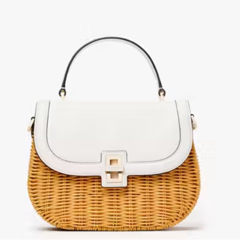Kate Spade Gracie Wicker Top Handle Bag